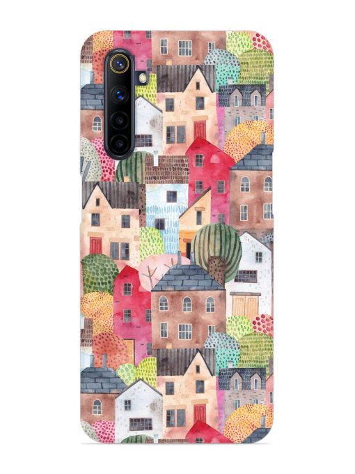 Abstract Seamless Pattern Snap Case for Realme 6I Zapvi