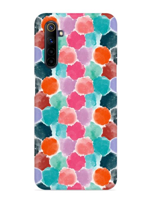 Colorful Seamless Pattern Snap Case for Realme 6I Zapvi