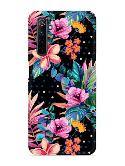 Seamless Floral Pattern Snap Case for Realme 6I Zapvi