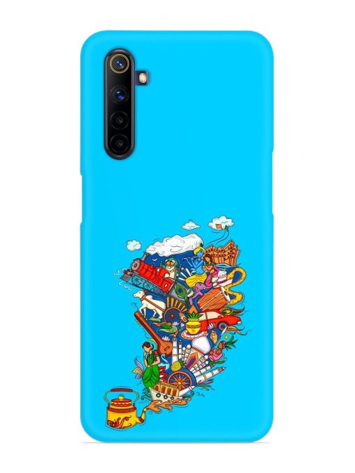 Vector Design Indian Snap Case for Realme 6I