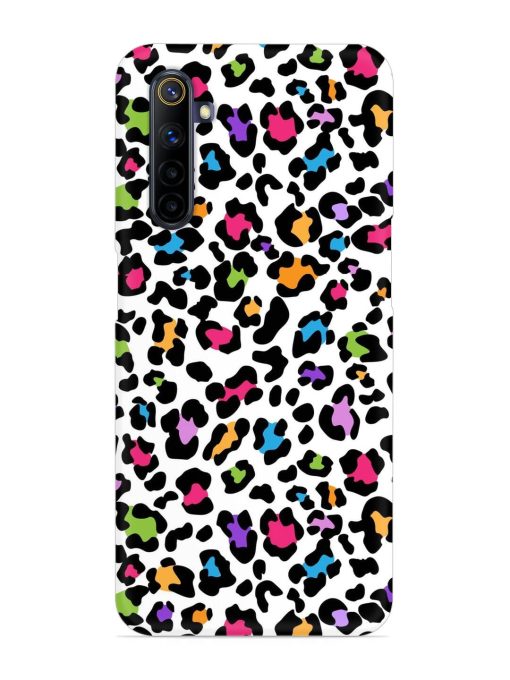 Seamless Leopard Pattern Snap Case for Realme 6I