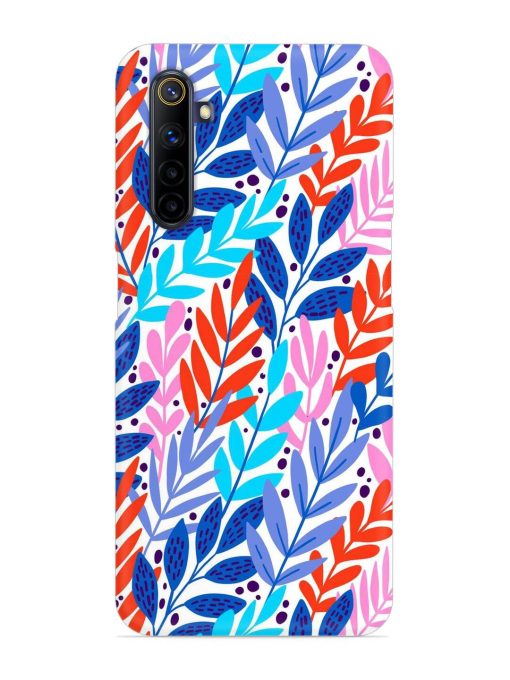 Bright Floral Tropical Snap Case for Realme 6I