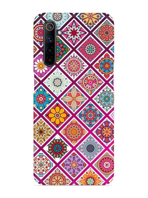 Seamless Tile Pattern Snap Case for Realme 6I Zapvi