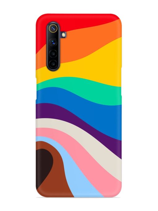 Minimal Pride Art Snap Case for Realme 6I Zapvi