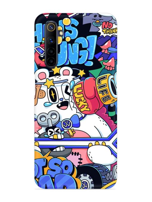 Universal Doodle Snap Case for Realme 6I Zapvi