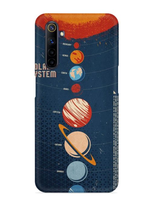 Solar System Vector Snap Case for Realme 6I Zapvi