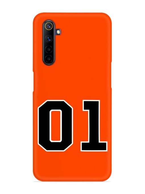 01 Number Snap Case for Realme 6I Zapvi