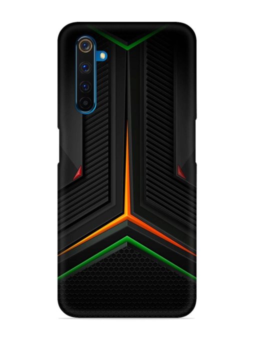 Orange Triangle Light Snap Case for Realme 6 Pro