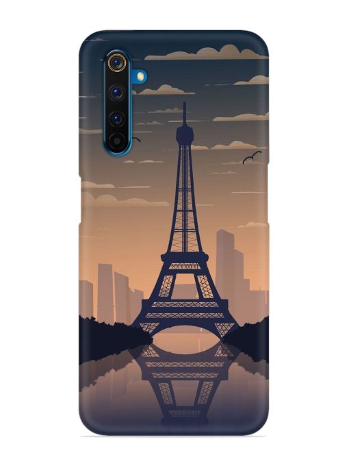 France Paris Eiffel Tower Gradient Snap Case for Realme 6 Pro