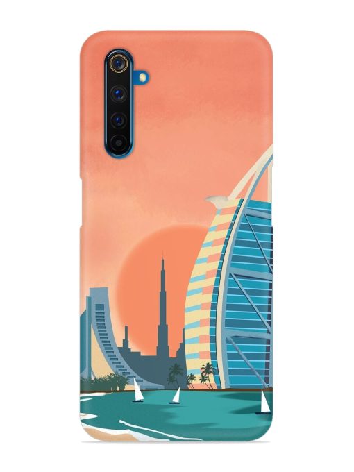 Dubai Architectural Scenery Snap Case for Realme 6 Pro Zapvi