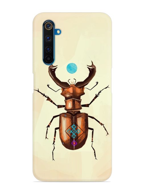 Stag Beetle Vector Snap Case for Realme 6 Pro