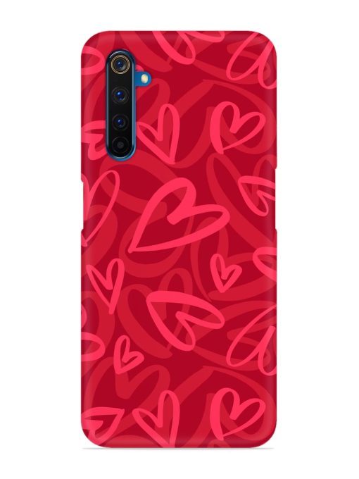 Seamless Romantic Pattern Snap Case for Realme 6 Pro