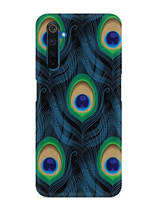 Seamless Pattern Peacock Snap Case for Realme 6 Pro