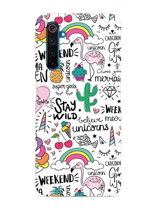 Unicorn Ice Cream Snap Case for Realme 6 Pro