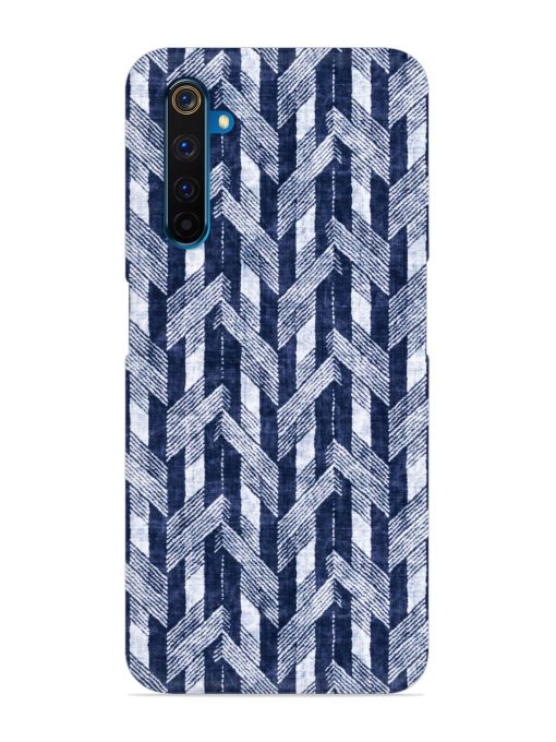 Abstract Herringbone Motif Snap Case for Realme 6 Pro Zapvi