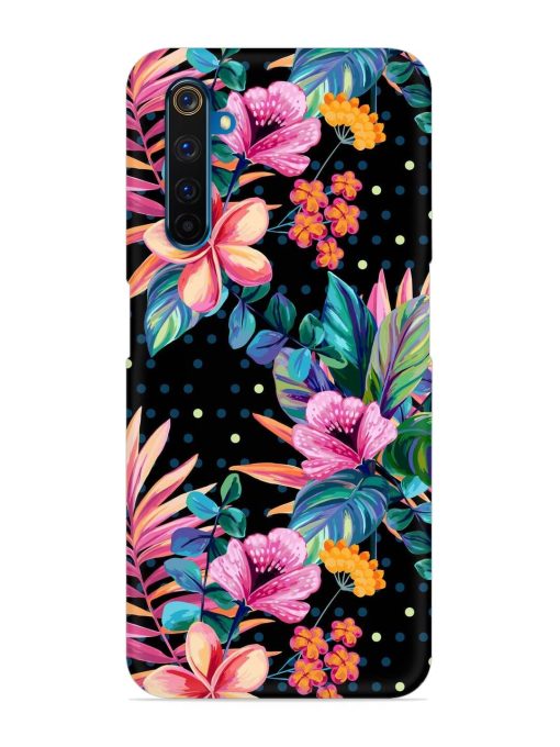 Seamless Floral Pattern Snap Case for Realme 6 Pro