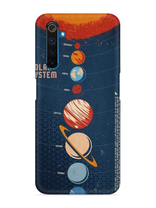 Solar System Vector Snap Case for Realme 6 Pro