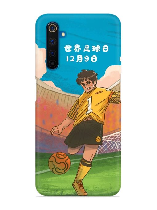 Soccer Kick Snap Case for Realme 6 Pro