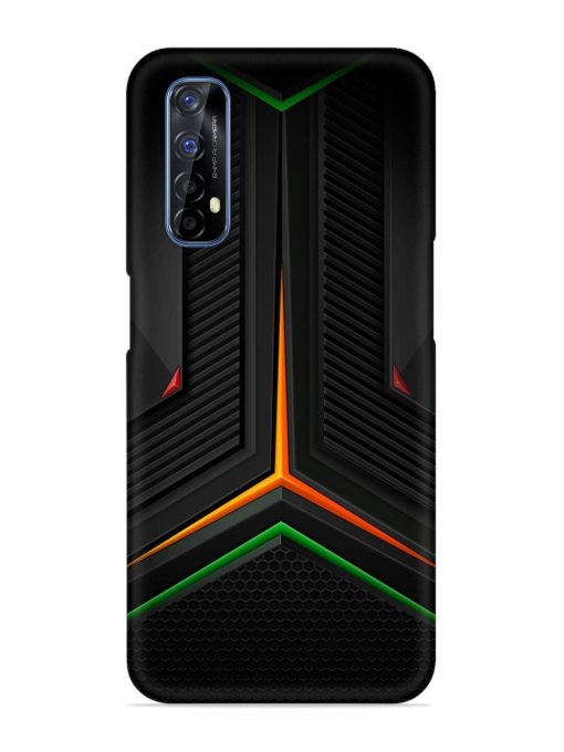 Orange Triangle Light Snap Case for Realme 7