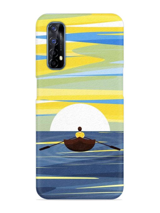 Rowing Person Ferry Paddle Snap Case for Realme 7