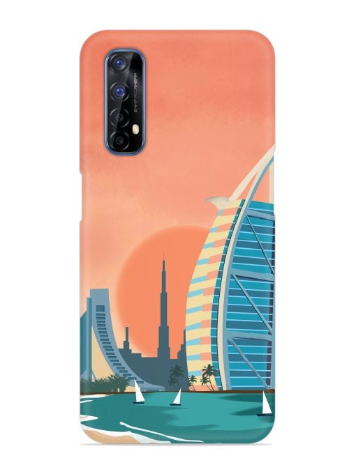 Dubai Architectural Scenery Snap Case for Realme 7 Zapvi