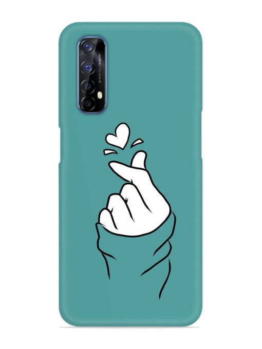 Korean Heart Sign Art Snap Case for Realme 7