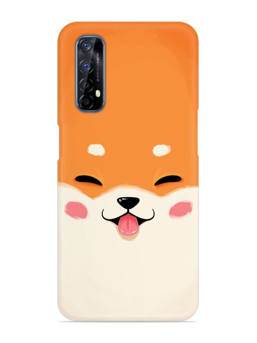 Happy Cat Art Snap Case for Realme 7 Zapvi