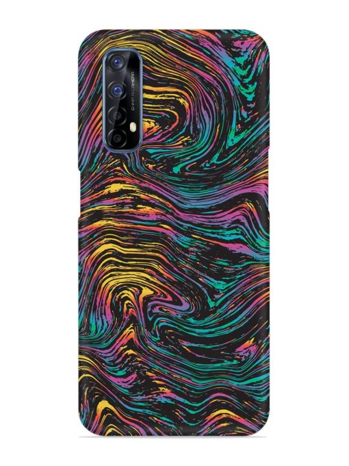 Abstract Liquid Colors Snap Case for Realme 7