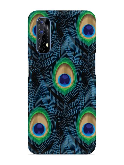 Seamless Pattern Peacock Snap Case for Realme 7