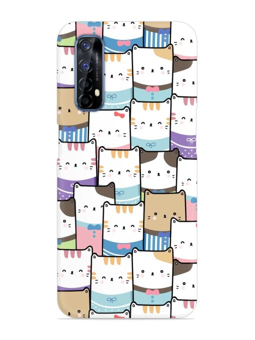 Cute Adorable Cat Snap Case for Realme 7 Zapvi