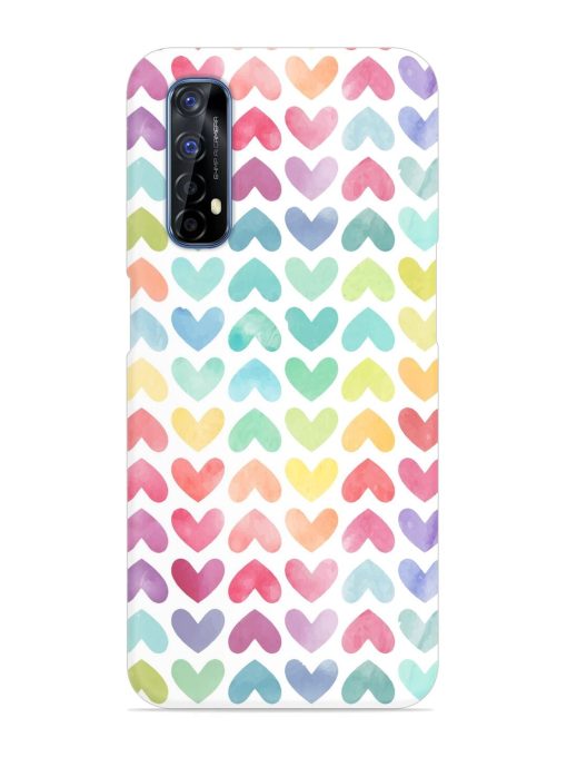 Seamless Colorful Watercolor Snap Case for Realme 7 Zapvi