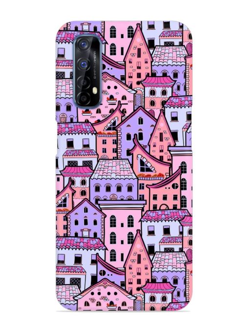 Seamless Pattern Houses Snap Case for Realme 7