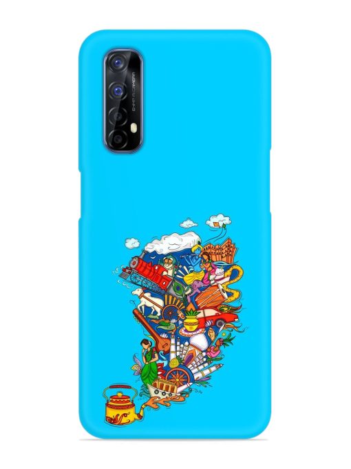 Vector Design Indian Snap Case for Realme 7