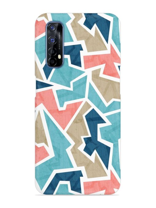 Vintage Geometric Triangle Snap Case for Realme 7 Zapvi