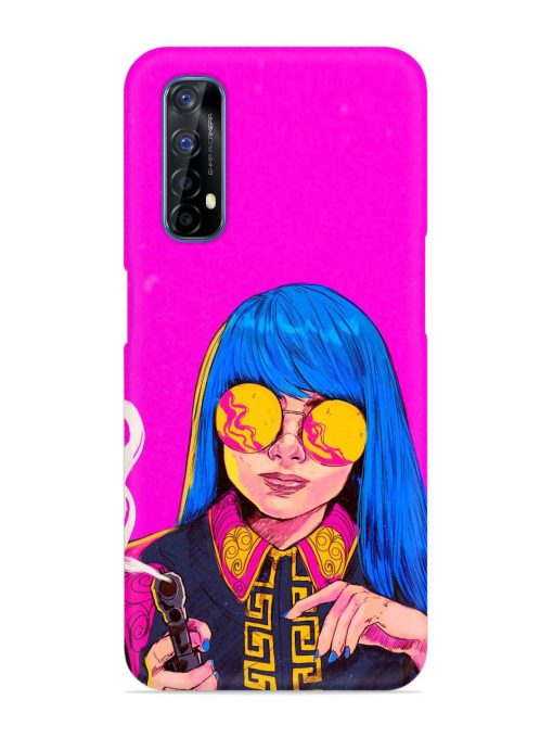 Aesthetic Anime Girl Snap Case for Realme 7 Zapvi