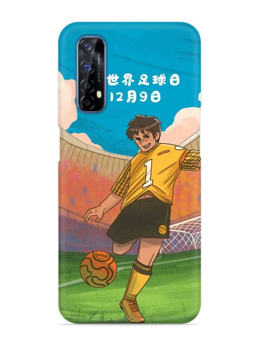 Soccer Kick Snap Case for Realme 7 Zapvi