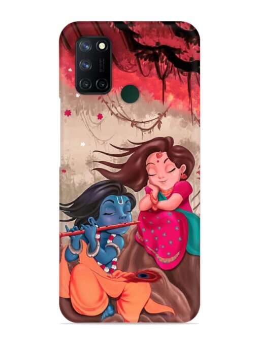 Radhe Krishna Water Art Snap Case for Realme 7I