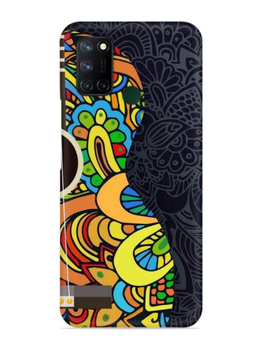 Guitar Vector Art Snap Case for Realme 7I Zapvi