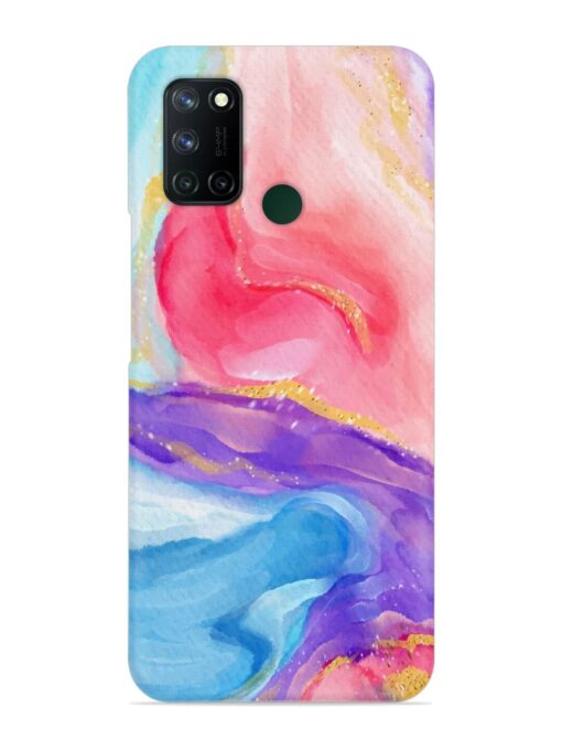 Watercolor Gradient Snap Case for Realme 7I