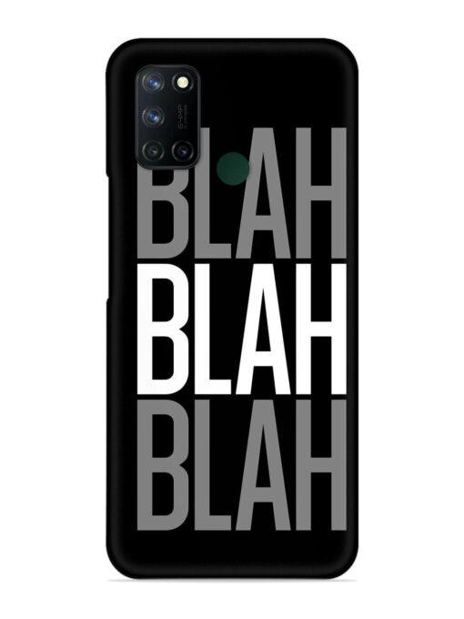 Blah Blah Blah Wallpaper Snap Case for Realme 7I