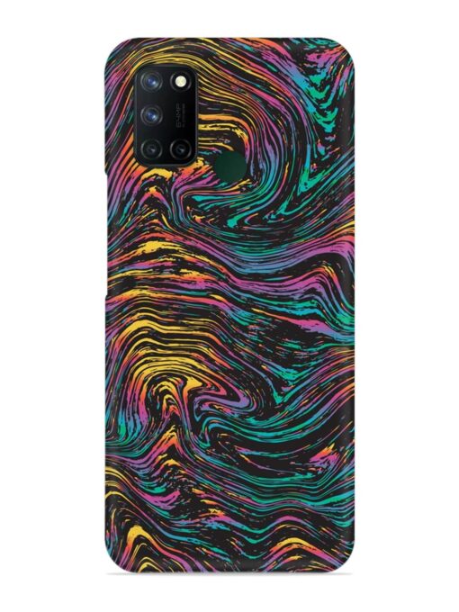 Abstract Liquid Colors Snap Case for Realme 7I Zapvi