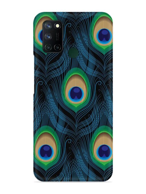 Seamless Pattern Peacock Snap Case for Realme 7I Zapvi