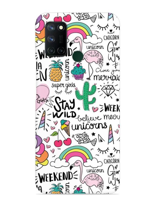 Unicorn Ice Cream Snap Case for Realme 7I