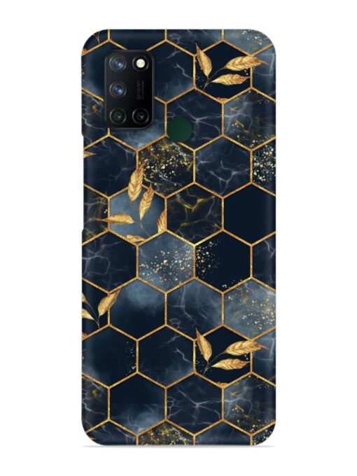 Marble Hexagon Seamless Snap Case for Realme 7I Zapvi