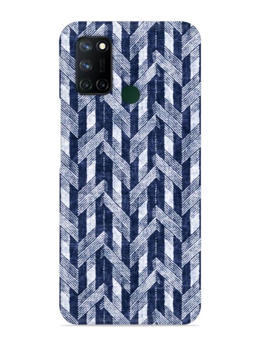 Abstract Herringbone Motif Snap Case for Realme 7I Zapvi