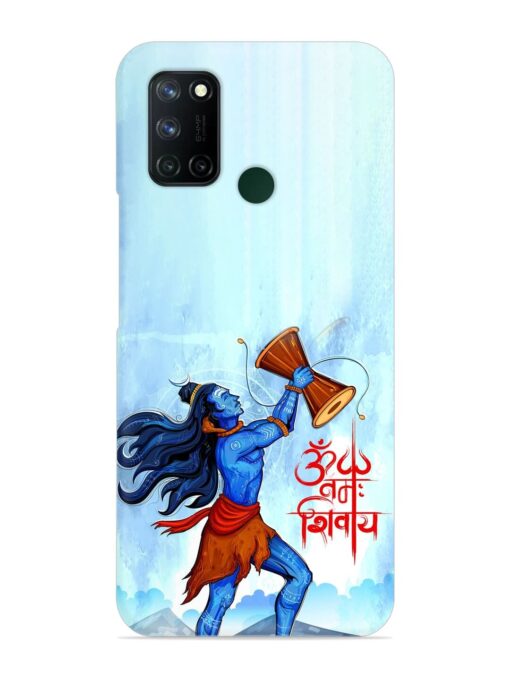 Illustration Lord Shiva Snap Case for Realme 7I Zapvi