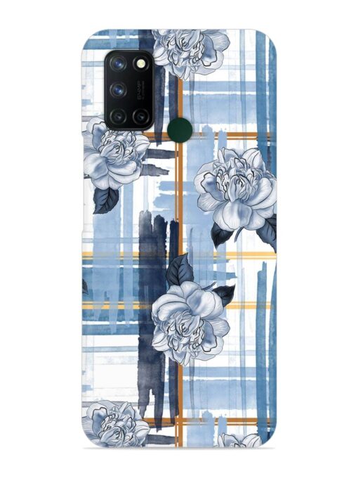 Watercolor Pattern Rose Snap Case for Realme 7I Zapvi