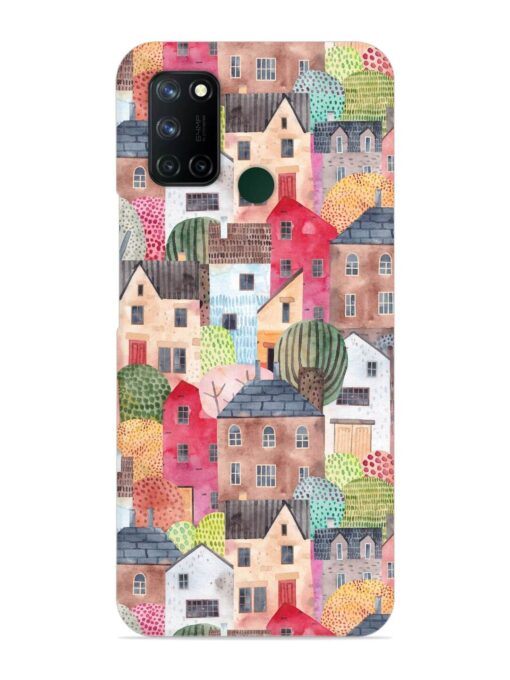 Abstract Seamless Pattern Snap Case for Realme 7I Zapvi