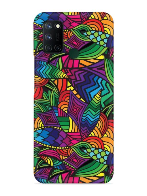 Abstract Multicolor Seamless Snap Case for Realme 7I