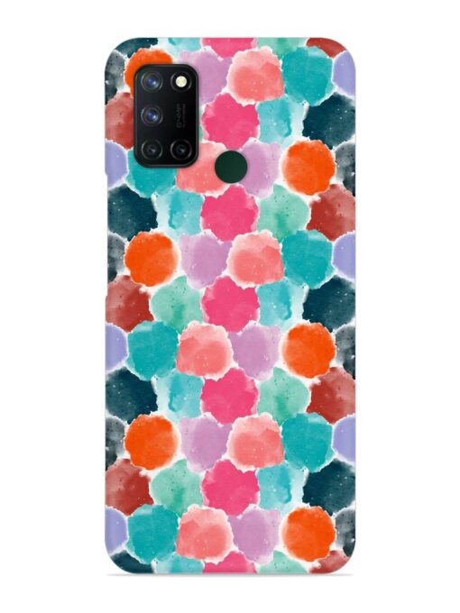 Colorful Seamless Pattern Snap Case for Realme 7I Zapvi